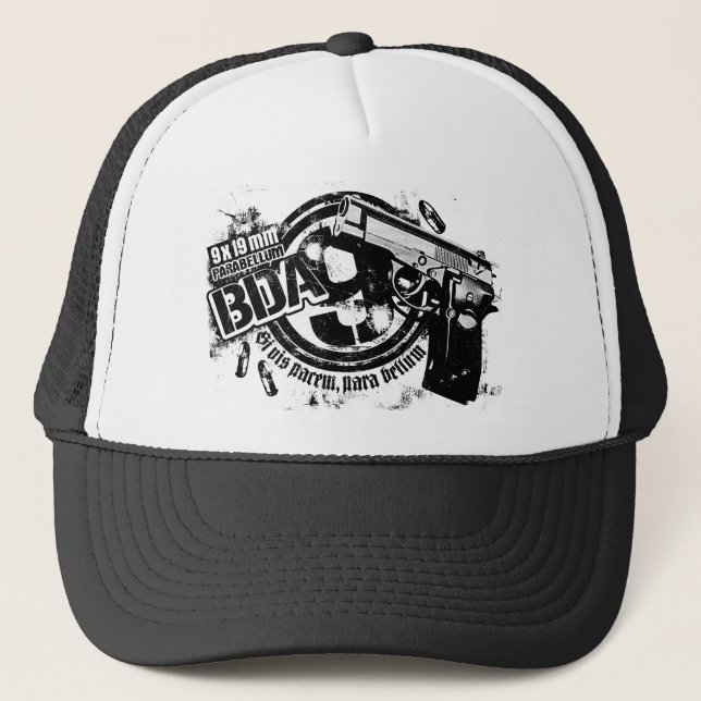 BDA 9 Trucker Hat Trucker Hat (Front)