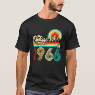 Bday 1966 60th Present 60 Years Old Men Women T-Shirt