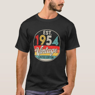 Bday 68 Year Old Vintage 1954 Limited Edition 68th T-Shirt
