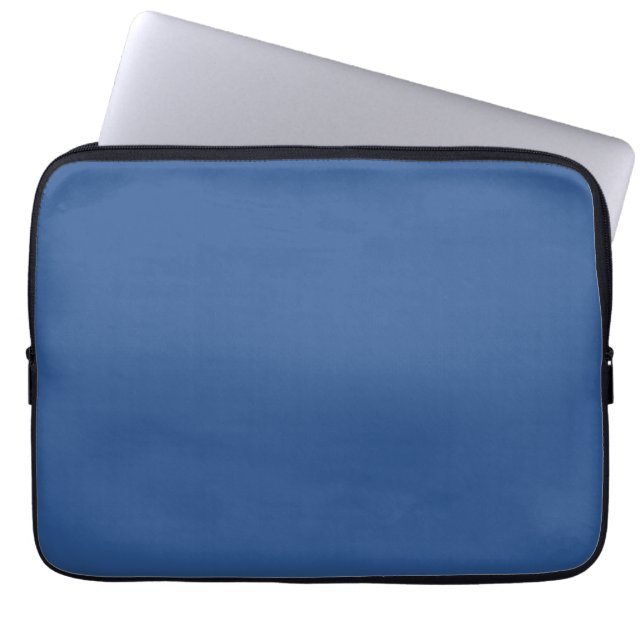  B'dazzled blue (solid colour)  Laptop Sleeve (Front)