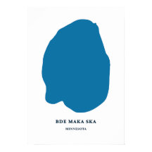 Bde Maka Ska - Minneapolis Vintage Map