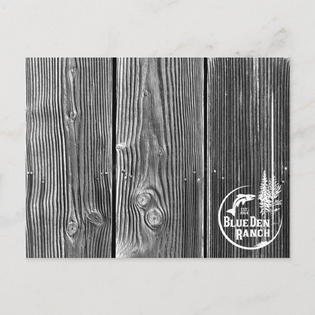 BDR Make-Your-Own B&W Holiday Postcard (Front)