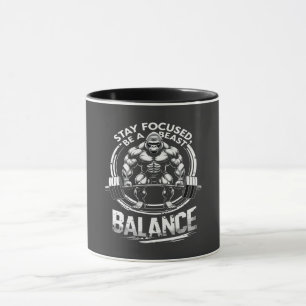 Be a Beast Gym Motivation Tee Mug
