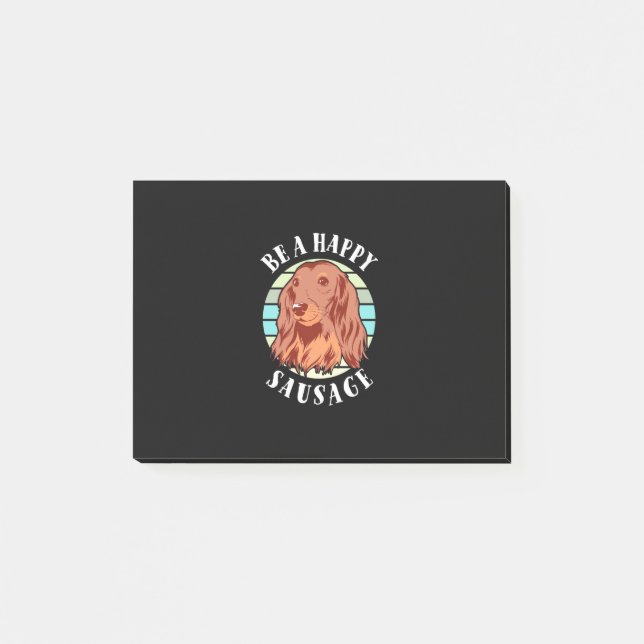 Be A Cute Sausage Dog Post-it Notes (Front)