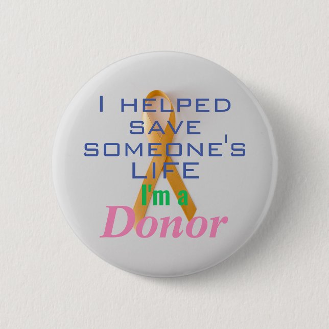 Be a Donor Button (Front)