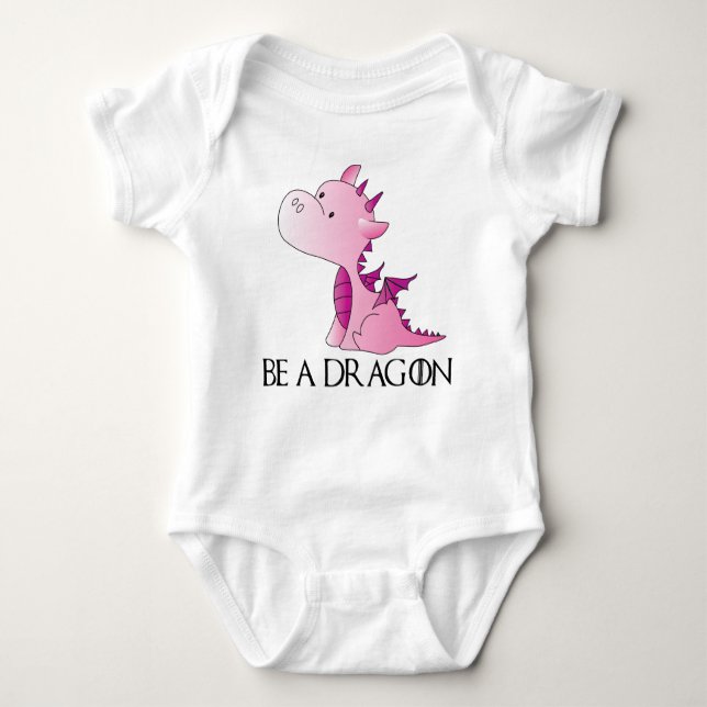 Be A Dragon Bodysuit Baby & Kids Clothes (Front)