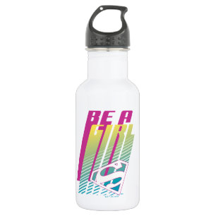 "Be A Girl" Supergirl Graphic 532 Ml Water Bottle