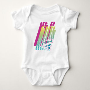 "Be A Girl" Supergirl Graphic Baby Bodysuit