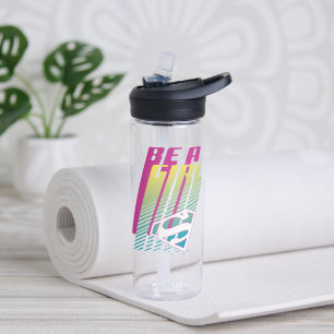 "Be A Girl" Supergirl Graphic Water Bottle