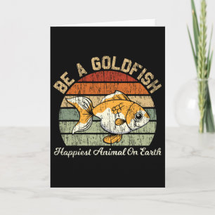 Be A Goldfish For A Soccer Motivational Quote Card
