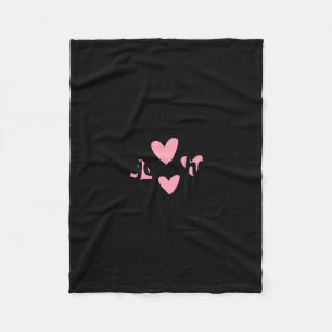 Be A Good Human Sticker Fleece Blanket