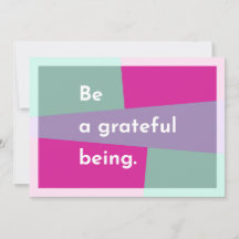 Be a grateful being