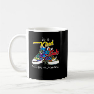 be a kind sole autism awareness coffee mug