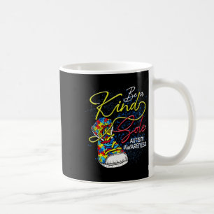 Be A Kind Sole Autism Awareness Month Shoes Puzzle Coffee Mug