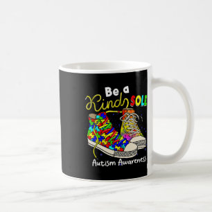 Be A Kind Sole Autism Awareness Puzzle Shoes Be Ki Coffee Mug