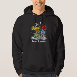 Be A Kind Sole Autism Awareness Puzzle Shoes Be Ki Hoodie