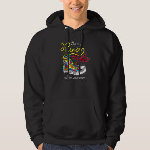 Be A Kind Sole Autism Awareness Puzzle Shoes Be Ki Hoodie