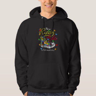 Be A Kind Sole Autism Awareness Puzzle Shoes Be Ki Hoodie