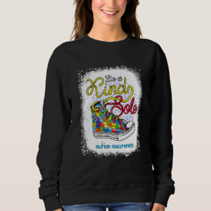 Be A Kind Sole Autism Awareness Puzzle Shoes Be Ki Sweatshirt