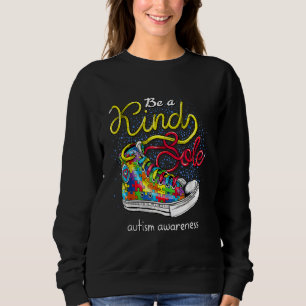 Be A Kind Sole Autism Awareness Puzzle Shoes Be Ki Sweatshirt