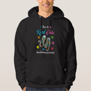 Be A Kind Sole Autism Awareness Puzzle Shoes Boys  Hoodie