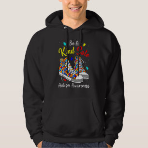 Be A Kind Sole Autism Awareness Rainbow Trendy Puz Hoodie