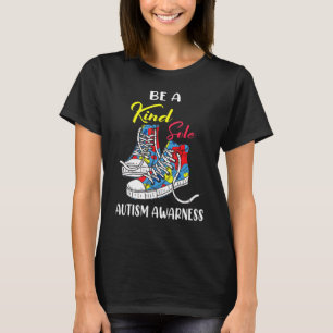 Be A Kind Sole Autism Awareness Shoes Trendy Puzzl T-Shirt