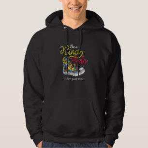 Be A Kind Sole Colourful Shoes Autism Awareness Cu Hoodie