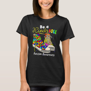 Be A Kind Sole Puzzle Shoes Autism Awareness Month T-Shirt