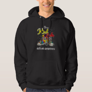 Be A Kind Sole Rainbow Trendy Puzzle Shoes Autism Hoodie