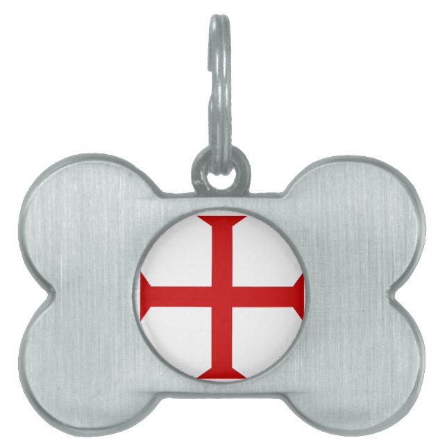 Be a Knight Templar! Pet ID Tag (Front)