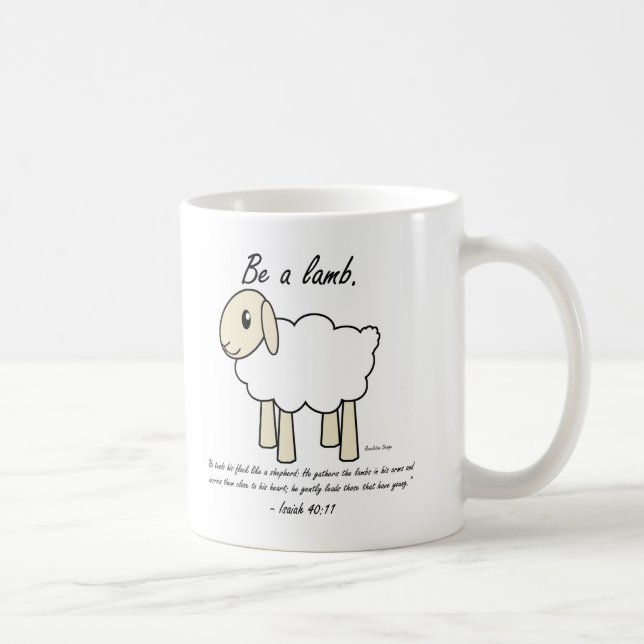 "Be a Lamb" Mug (Right)