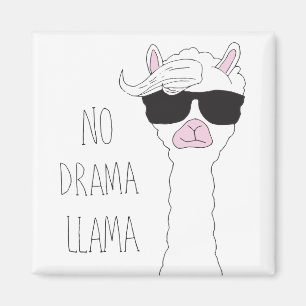 Be a No Drama Llama Magnet