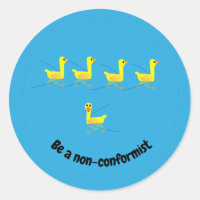 Be a non-conformist Cute Motivational Ducks