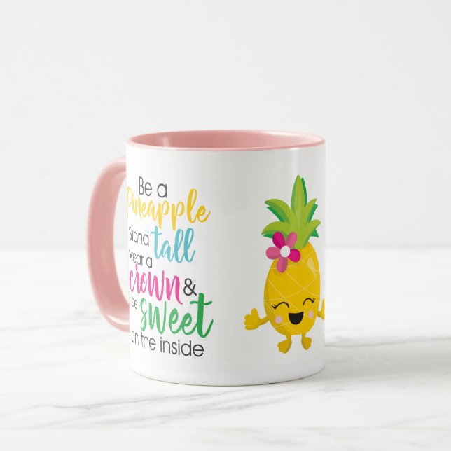 Be A Pineapple Mug (Front Left)