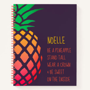 Be a Pineapple Poem, Purple Notebook