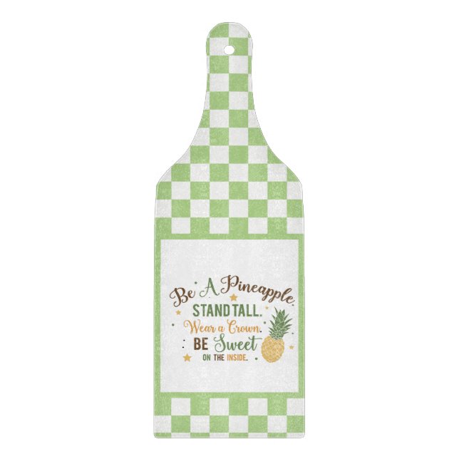 Be A Pineapple Word Art  Cutting Board (Front)