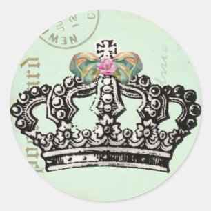 Be a QUeeN Classic Round Sticker
