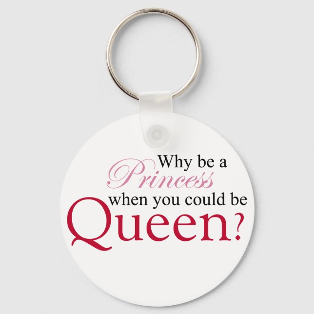 Be A Queen Key Ring (Front)
