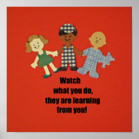 Be a role model for children