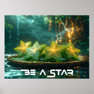 BE A STAR - BE DIFFERENT POSTER
