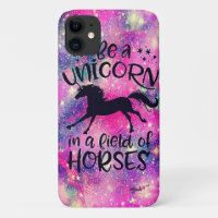 Be a unicorn in a field of horses with glitter