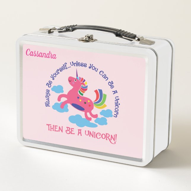 Be A Unicorn Lunchbox (Front)