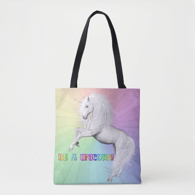 Be A Unicorn Tote Bag (Front)