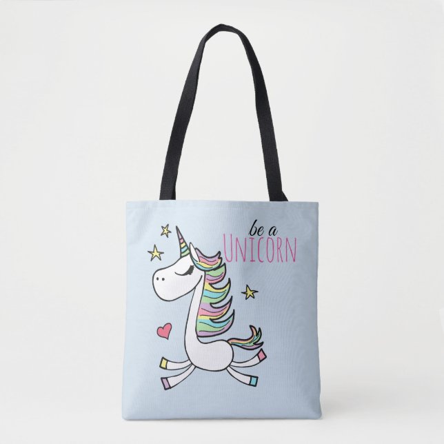 Be A Unicorn Tote Bag (Front)