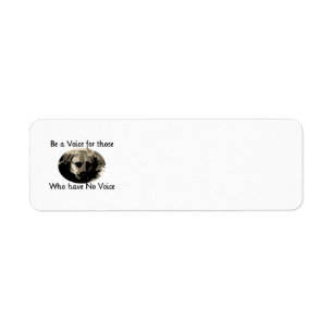 Be a Voice Return Address Label