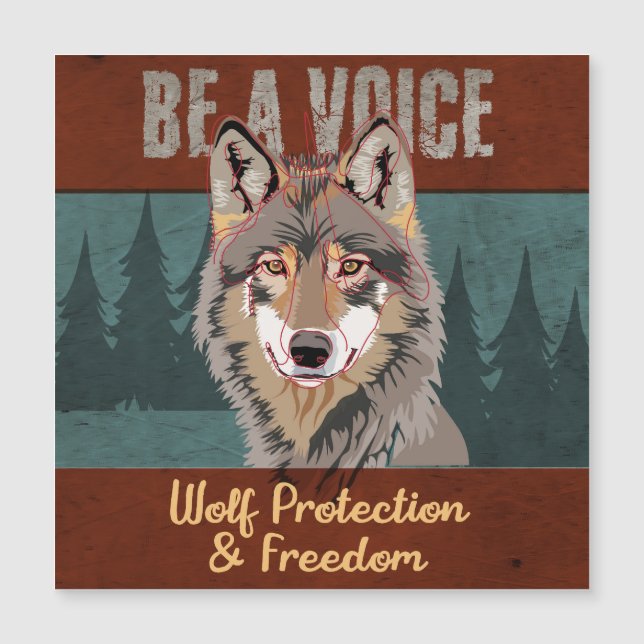 Be a Voice - Wolf Protection and Freedom (Front)
