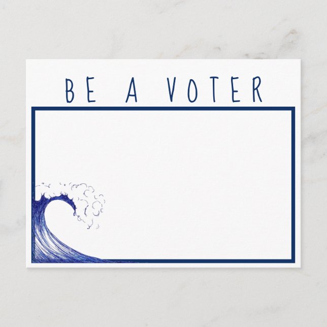 Be a Voter Postcard (Front)