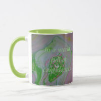 Be A Watermelon Funny Advice Quote Pastel Marble M