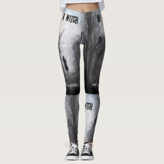 Be a Witch Not a Princess Girls Power Be Yourself Leggings